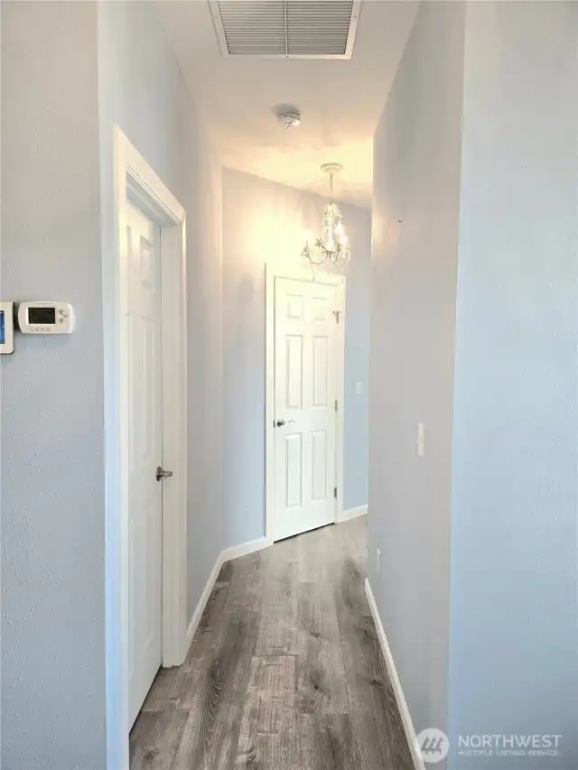 Hallway to 2nd & 3rd Bedrooms
