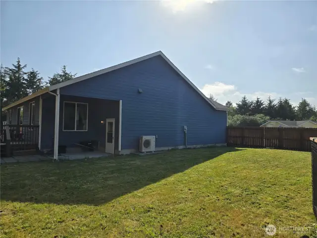 Side Yard & Garage Entrance