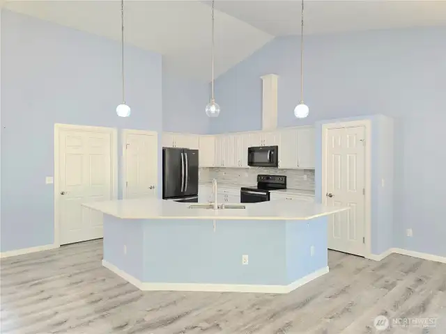 Kitchen with 2 pantries
