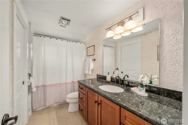 Full bathroom located on the main level -
