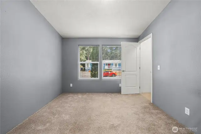 Located in the front of the home