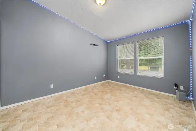 3rd bedroom located at the back of the home