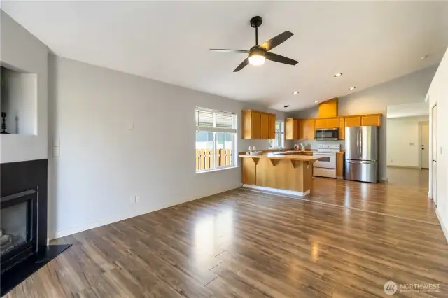 Kitchen/Dining/Family Room
