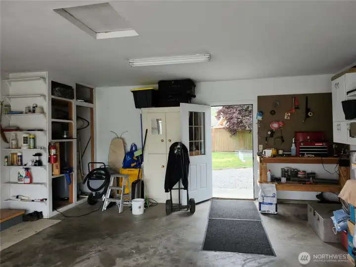 Garage work area