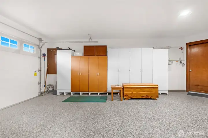 Plenty of storage choices available.