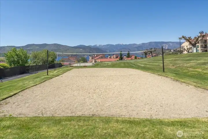 Beach and sand volleyball