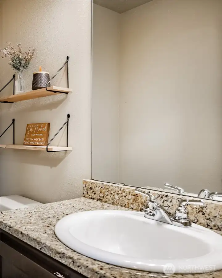 Guest bath on main floor