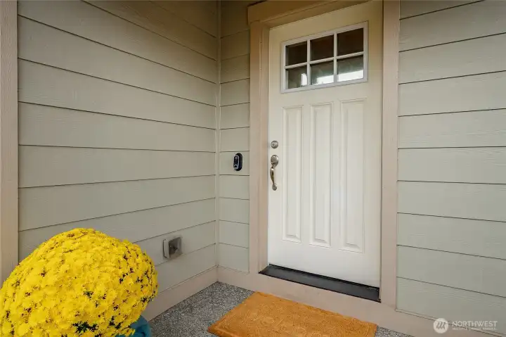 Front covered entry to home