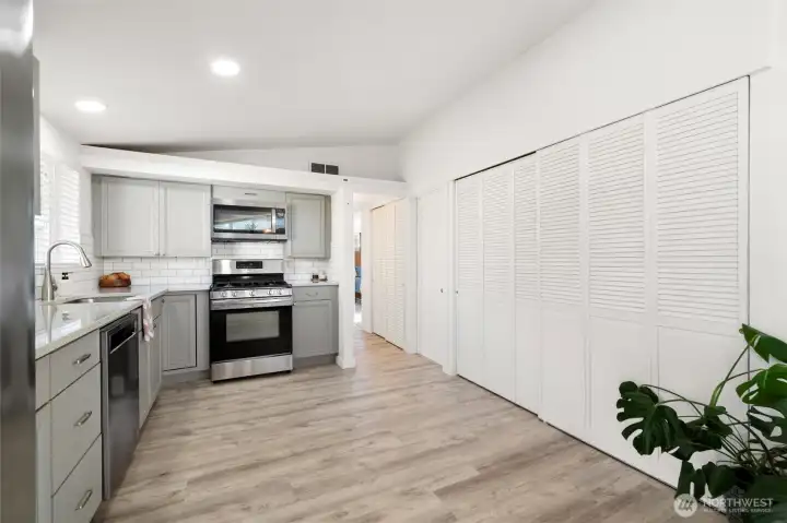 Luxury vinyl plank floors throughout the entire home.