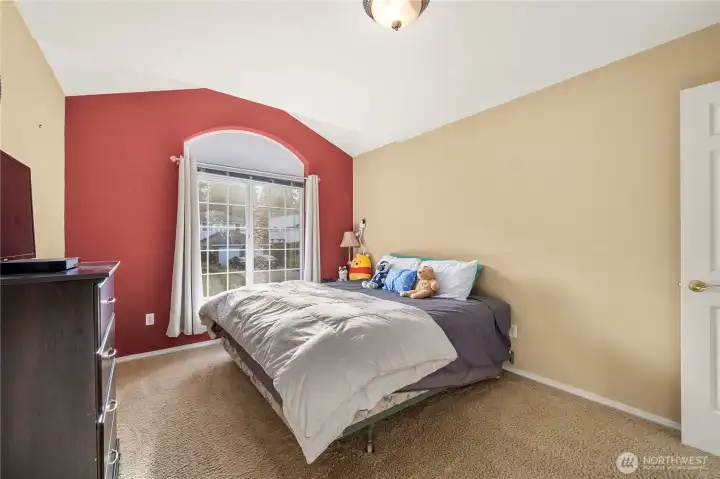 3rd bedroom has huge window at the front of the home.