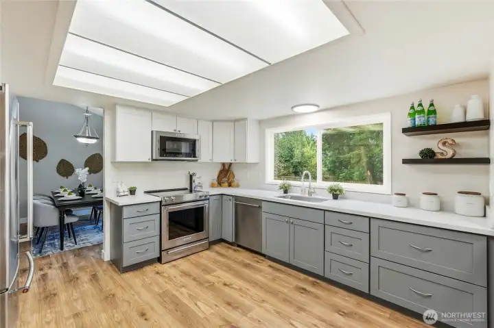 Thoughtful layout maximizes efficiency and storage.