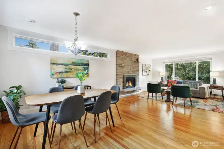 Wonderful, open layout lives large with fluid living and dining areas.