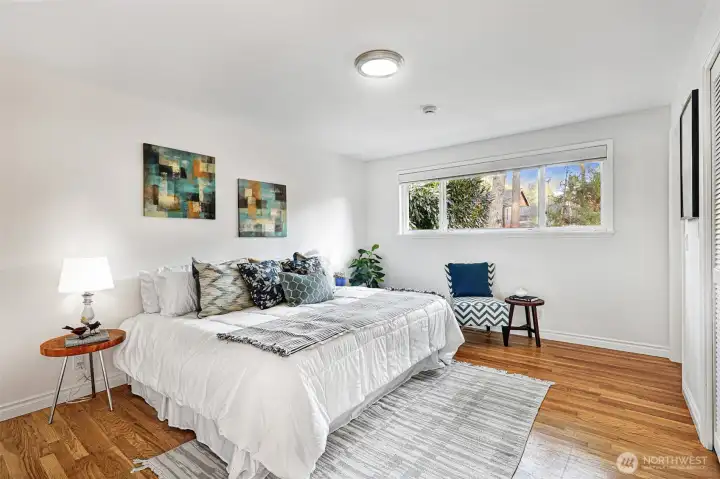 Retreat to your primary suite, plenty of space for king sized bed!