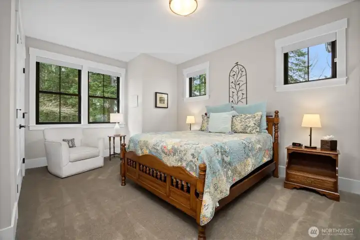 Bedroom #3 on the upper level.