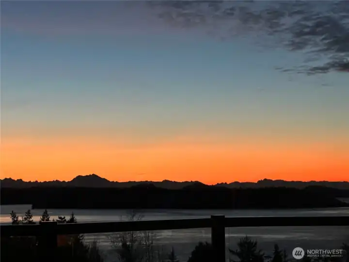Spectacular Sunrises from the Balcony
