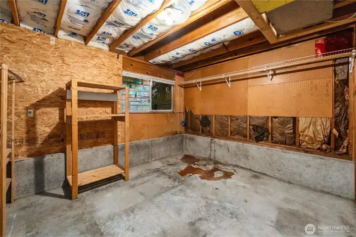 Extra storage/hobby room off the largest room.