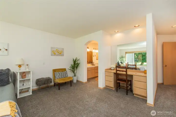 vanity area