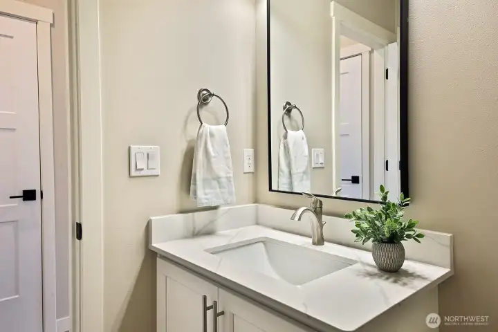 Half bath (see design board for color schemes)