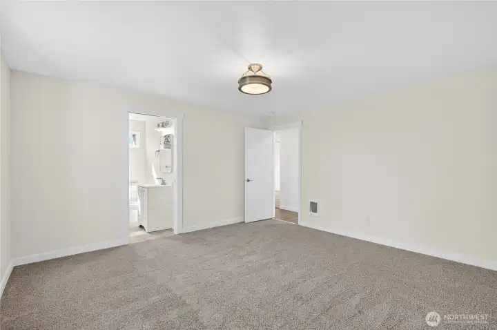 Large Primary Bedroom with private bathroom