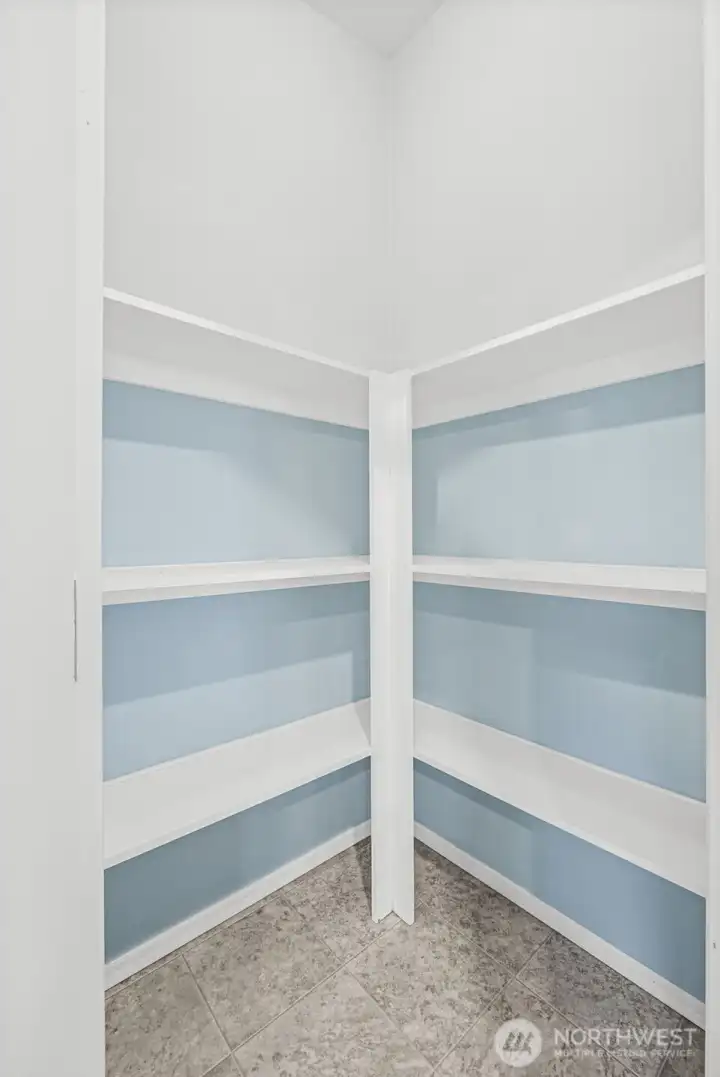 Lighted Pantry in the Kitcheb