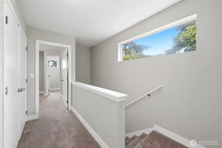 Unit 1744 upstairs hallway
