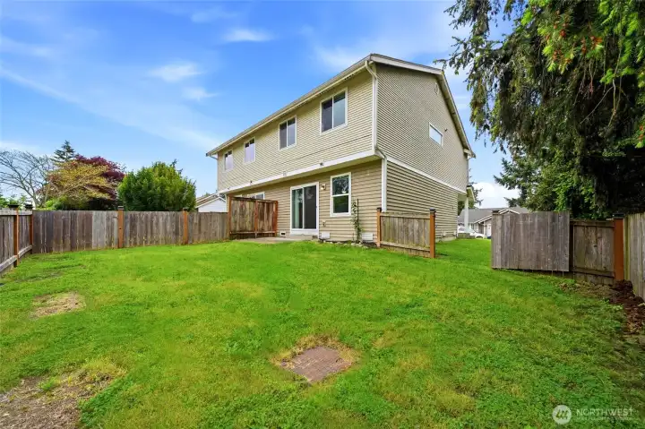 Unit 1744 back yard