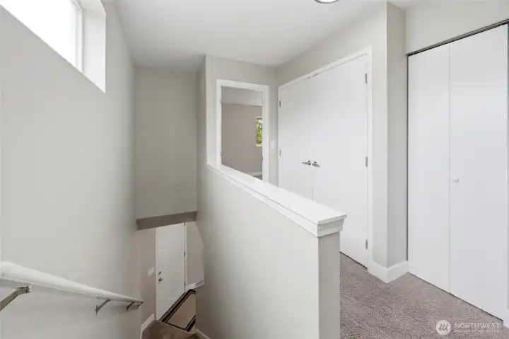 Unit 1742 upstairs hallway