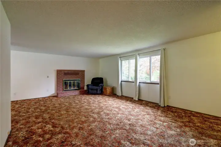 Living room with fireplace Living room with fireplace