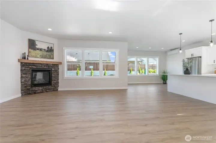 This home has a wide-open floor plan.