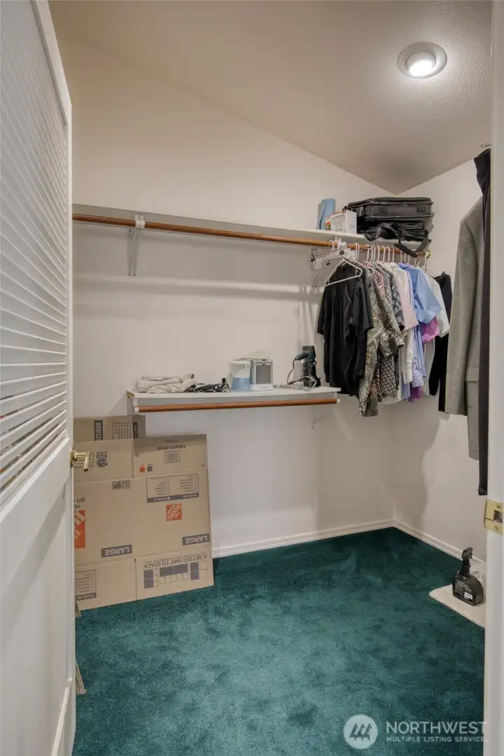 Primary closet