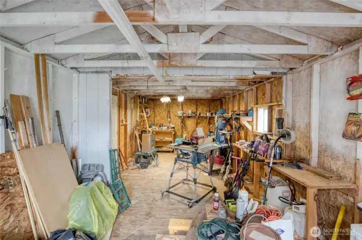 Inside shed/Shop