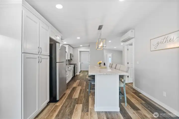 Open concept living makes the home live large!