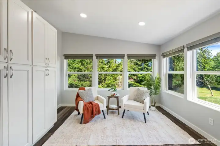 Dining room with extra pantry storage!