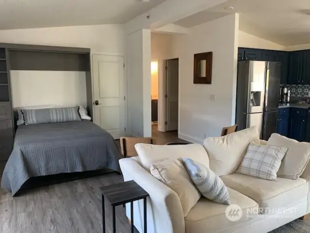 Living area with Murphy bed