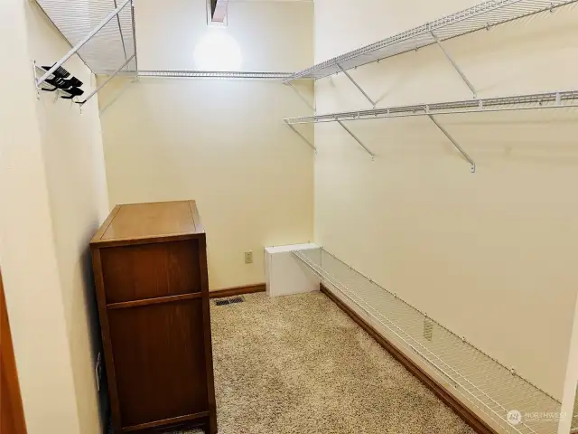 Second walk-in closet