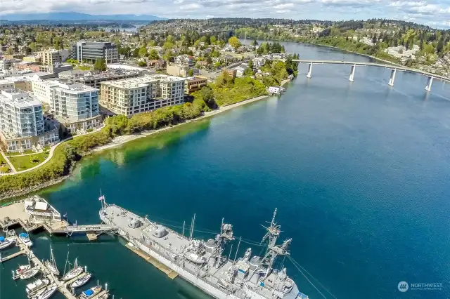 The 400 Perched above Sinclair Inlet, the gateway to Dyes Inlet, via Port Washington Narrows.