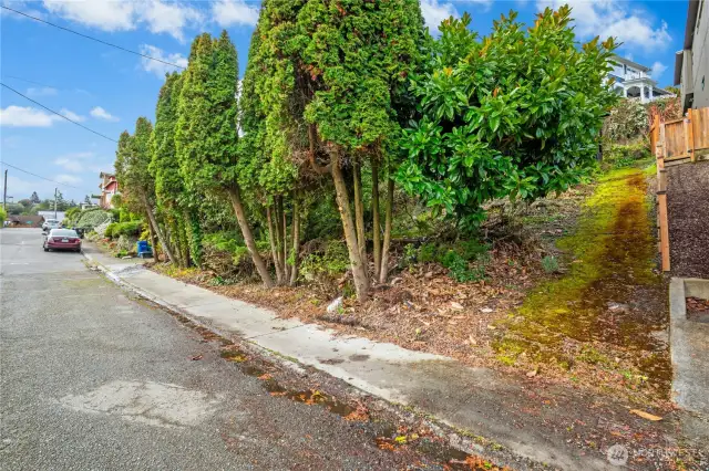 Lot from street