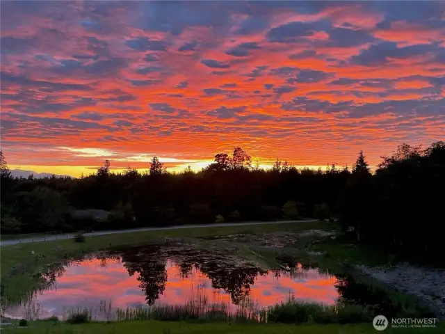 Full on Sunset from the deck