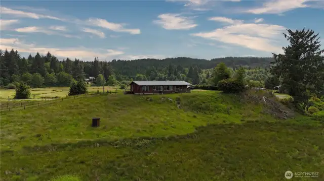 Perched on a hill overlooking EVERYTHING!