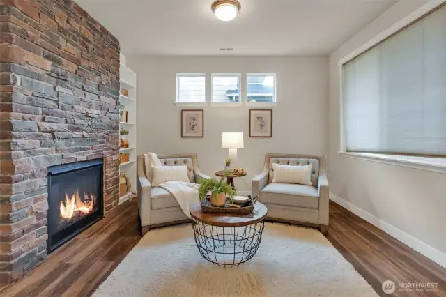 A perfect reading space or quaint conversation room.