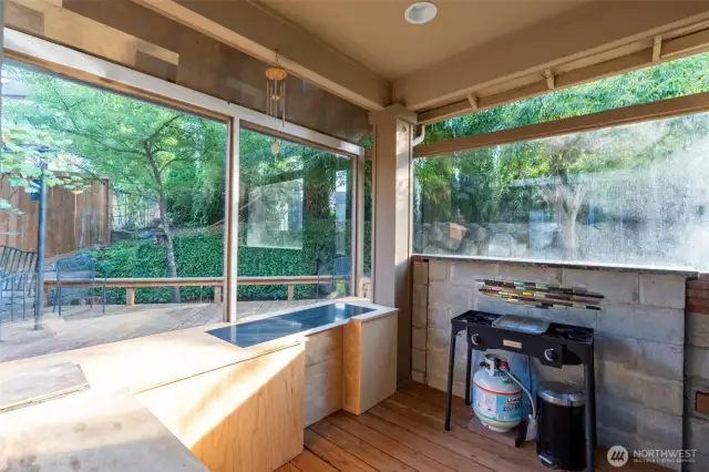 Seasonal room has endless opportunities to add your design touches.