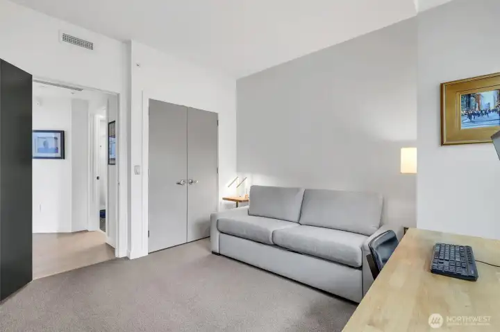 From the window looking into the second bedroom