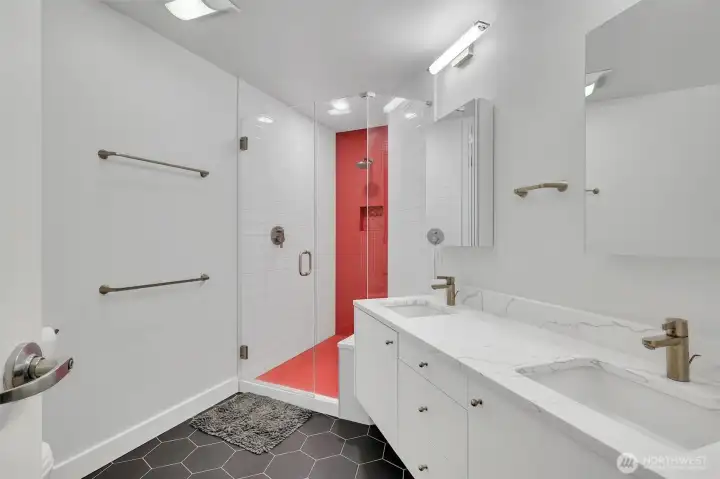 another view of the primary bathroom
