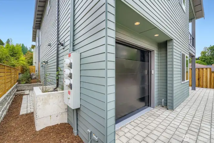 A nicely sized garage fits the car AND the toys