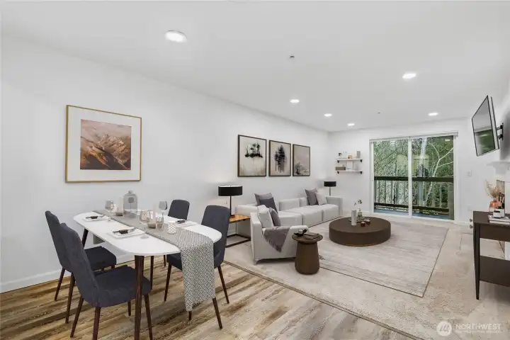 Living Room/Dining Area.