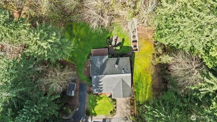 Surrounded by forest, yet steps to downtown Gig Harbor.