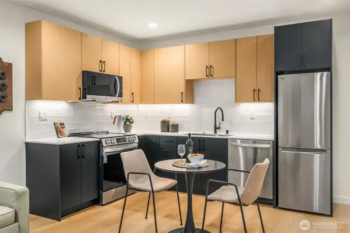 Photo from model home with similar layout