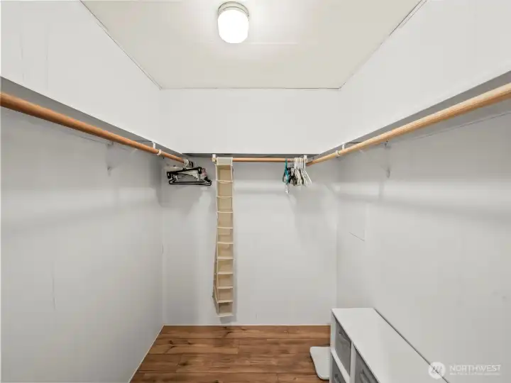 Primary Walk In Closet