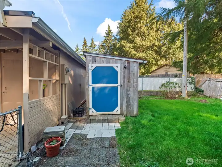 Side Yard Additional Storage Shed