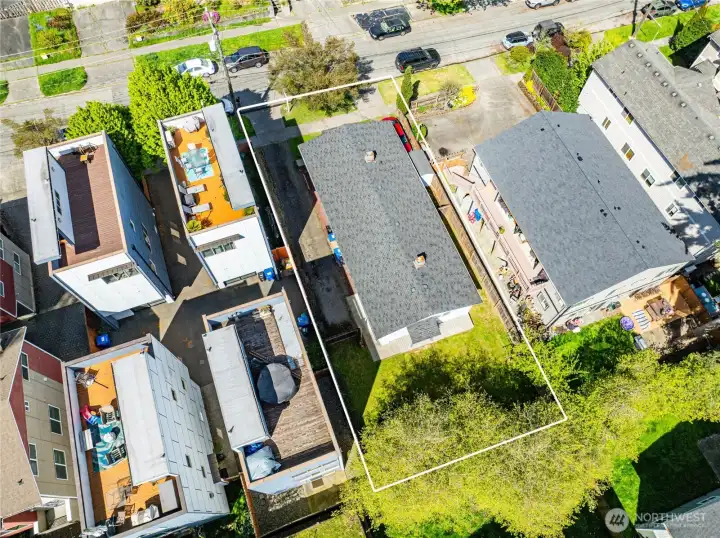 (Zone LR1) Lot size: 4,794 sq ft allows option to maintain as is or remodel/develop.